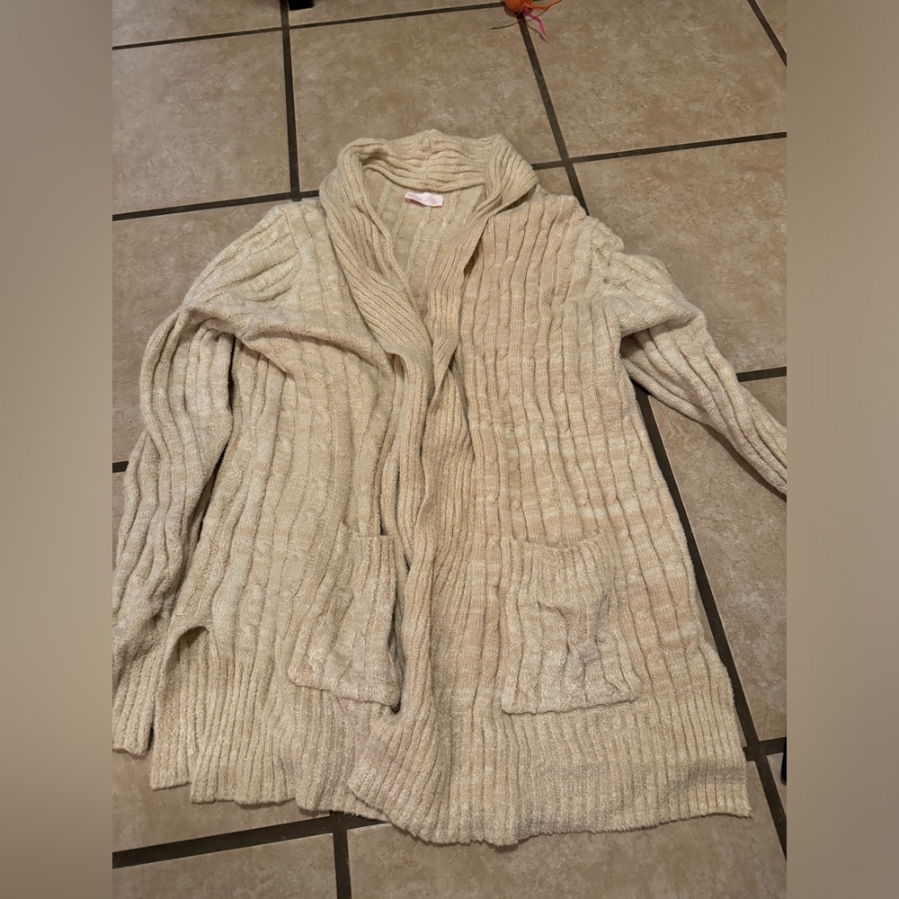 Pink Lily Cardigan, Size Small